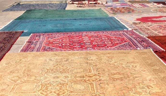 Colorful rugs