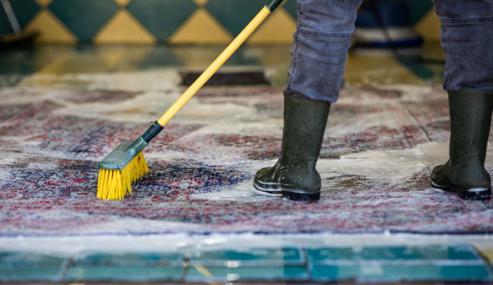Combing & Brushing of Rugs in Houston, Conroe & The Woodlands