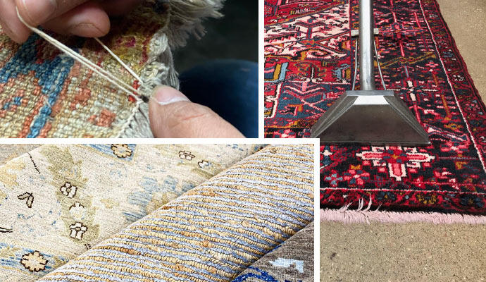 Rug cleaning, repairing and restoration services