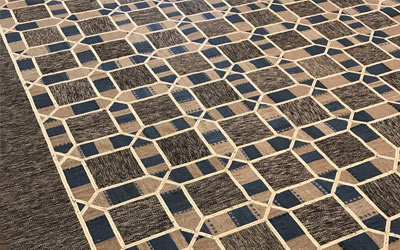 Texture pattern indoor rug
