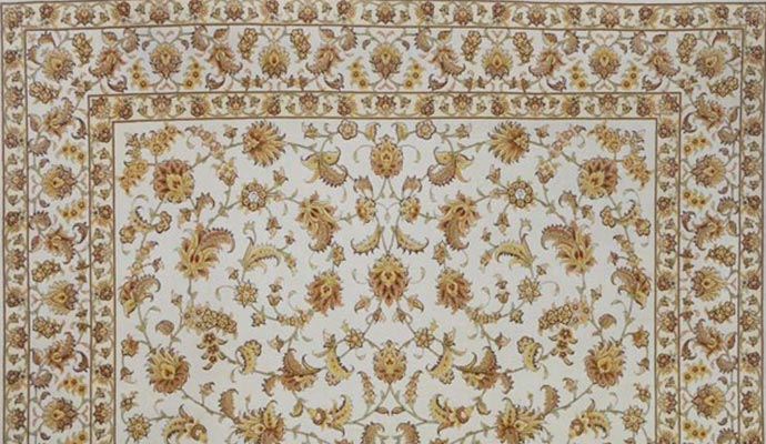 persian white tarbiz rug