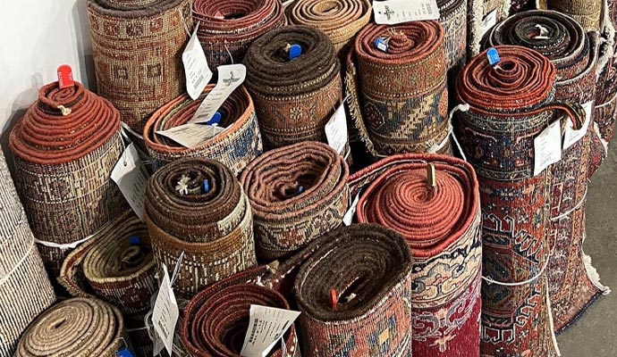 Stored rug bundle to sell